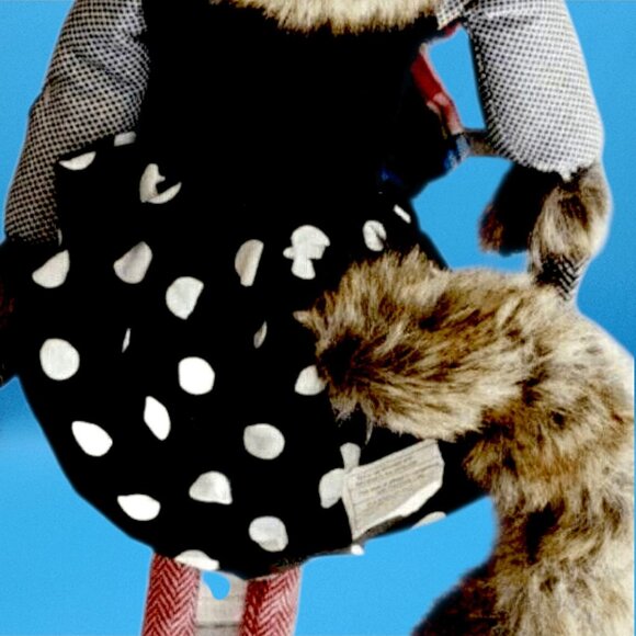 Debi Lilly Equestrian Fox Holiday Shelf Sitter Plaid Flannel Figurine Retired - Picture 8 of 9